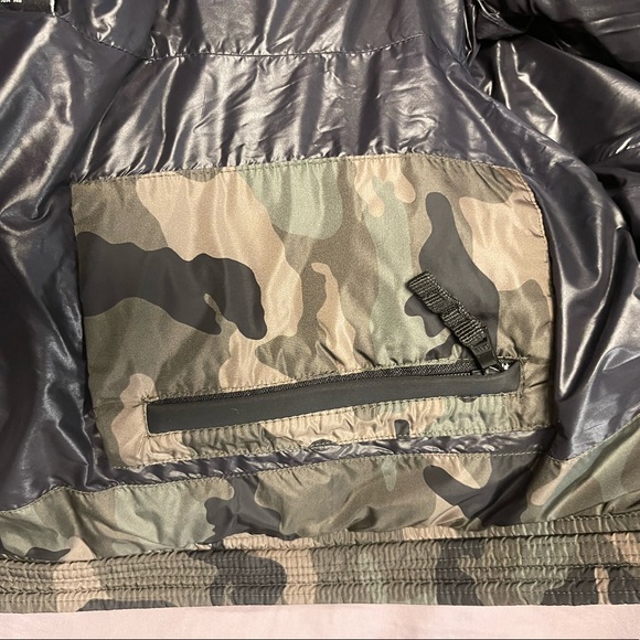 SAM Camo Puffer Jacket with Removeable Real Fur Trim - Picture 6 of 7